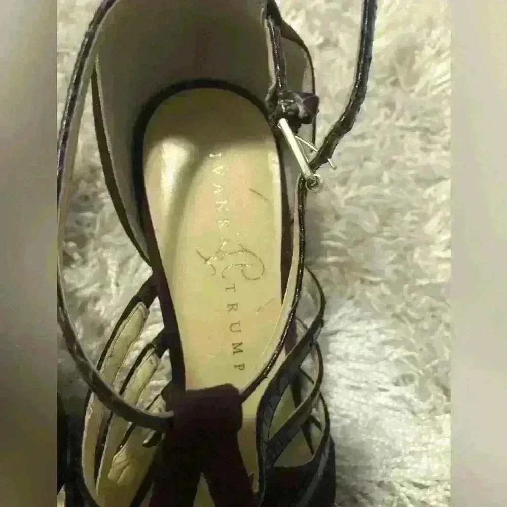 IVANKA TRUMP purple suede pumps size 8M - Picture 8 of 11